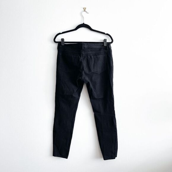 Banana Republic Women's Mid Rise Sloan Fit Stretch Skinny Jeans Black Size 10 - Picture 3 of 10
